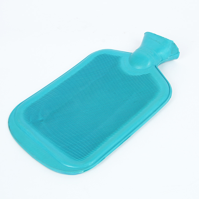 Rubber Hot Water Injection Bag Water-Filled Hot-Water Bag Velvet Cloth Cover Hand Warmer Heating Pad Water-Filled Hand Warmer Wholesale Spot