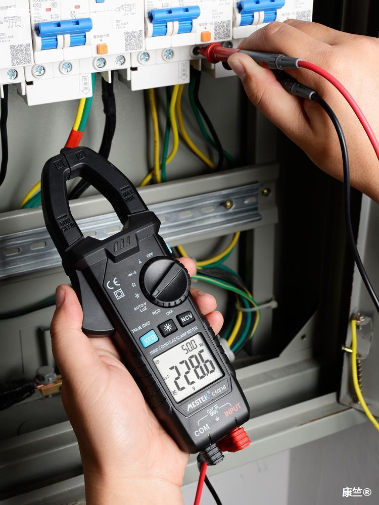 数显钳形万用表钳表交直流钳形表高精度万能表全自动钳型电流表