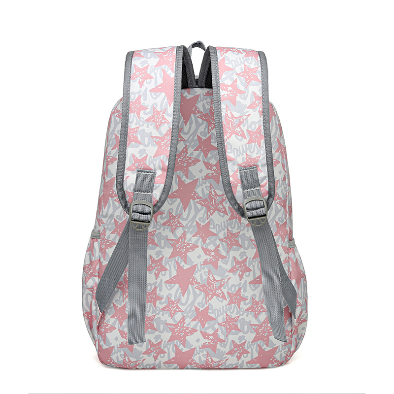 Cross-Border Wholesale New Schoolbag Schoolgirl Backpack Casual All-Matching and Lightweight Burden Reduction Junior and Middle School Students Backpack