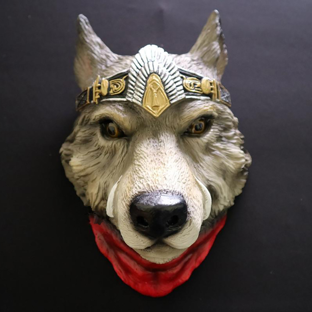 狼人杀狼面具桌游防作弊道具天黑请闭眼遮光面罩动物装扮道具面具