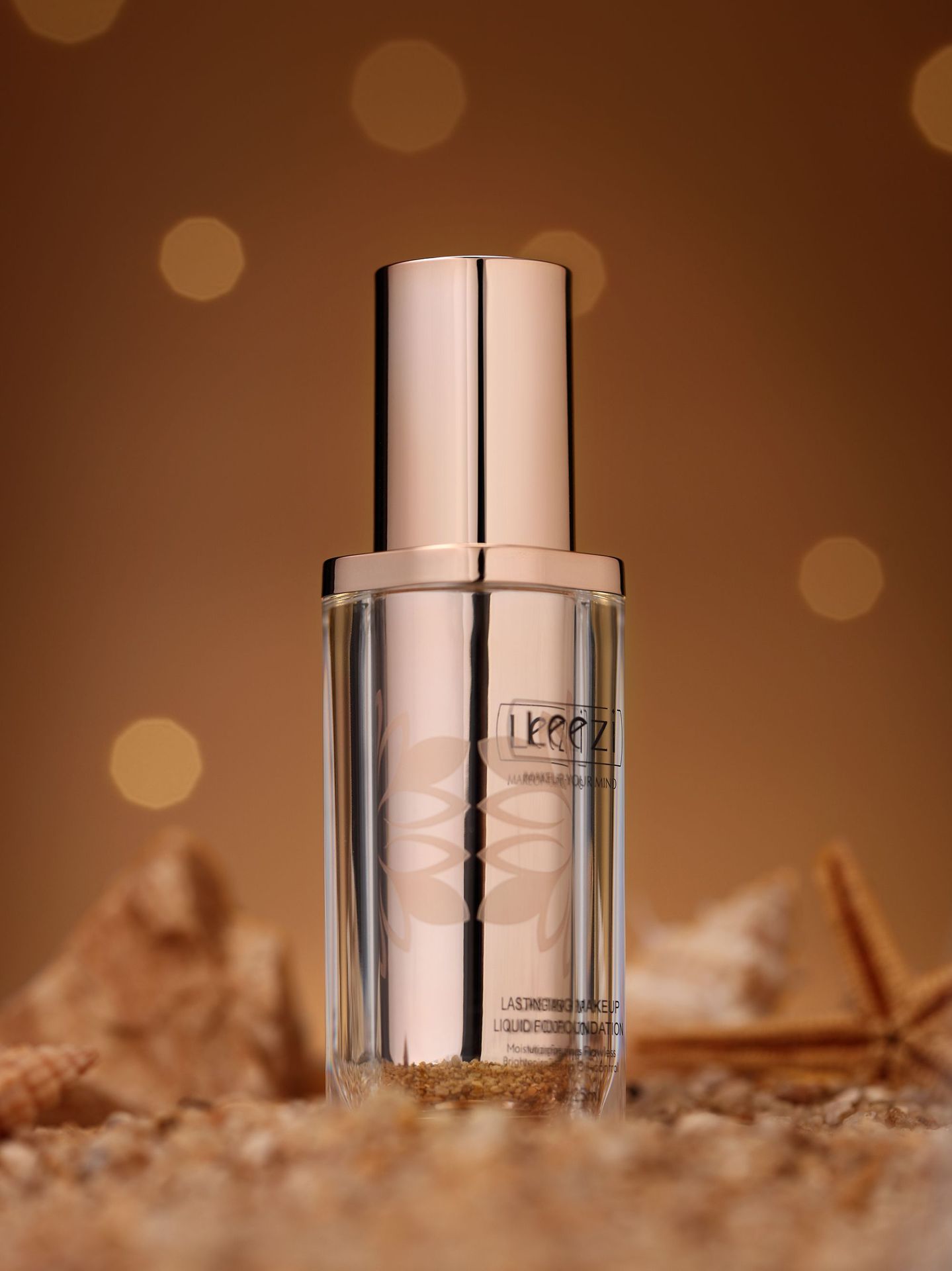 爆款leezi莉兹燕窝肽修颜持妆粉底液升级版不脱妆不沾口罩手机