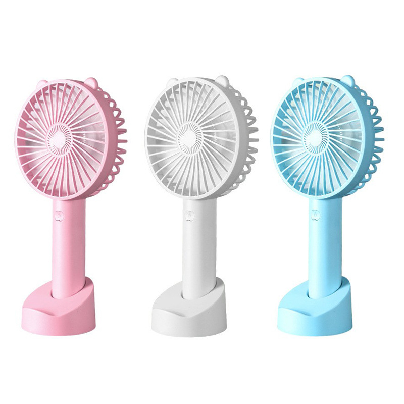 New Style Halter Fan USB Charging Lazy Portable Little Fan Student Office Sports Leafless Halter Fan