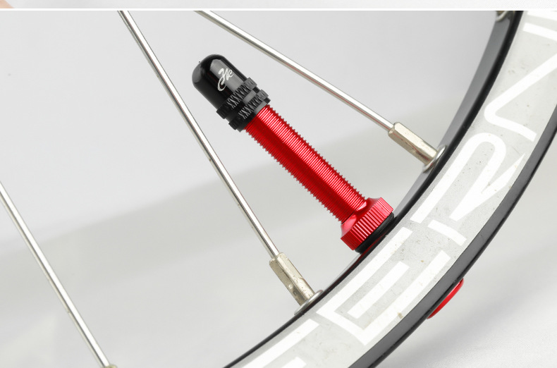 deemount山地自行车美嘴真空胎气嘴60mm无内胎铝合金美式气门嘴