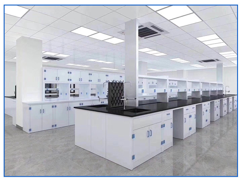 厂家供应耐酸碱pp实验台物理化学实验室试剂架中央边台试验操作台
