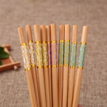 筷子家用一人筷防滑健康天然楠竹中式分色环保中国风家庭