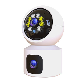 有看头400w 真双镜头高清夜视无线室内wifi监控摄像头10变焦