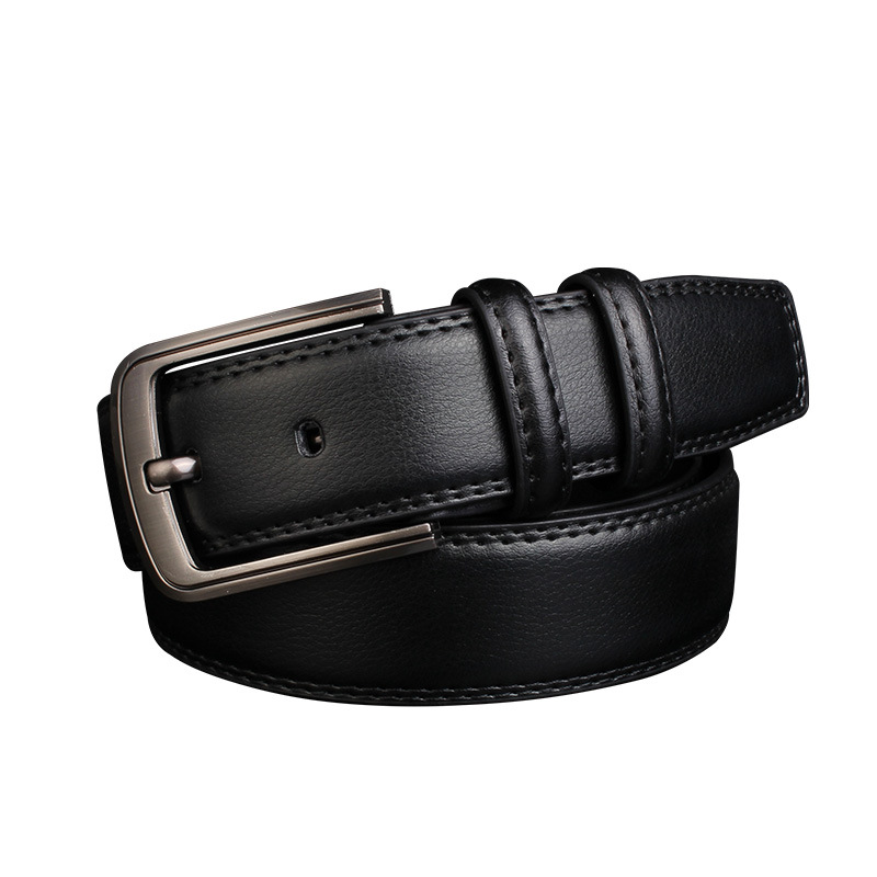 Men's Leather Belt Wholesale High-End Leather Pin Buckle Leather Belt Men's Cowhide Casual Men's Belt Men's Factory Direct Sales