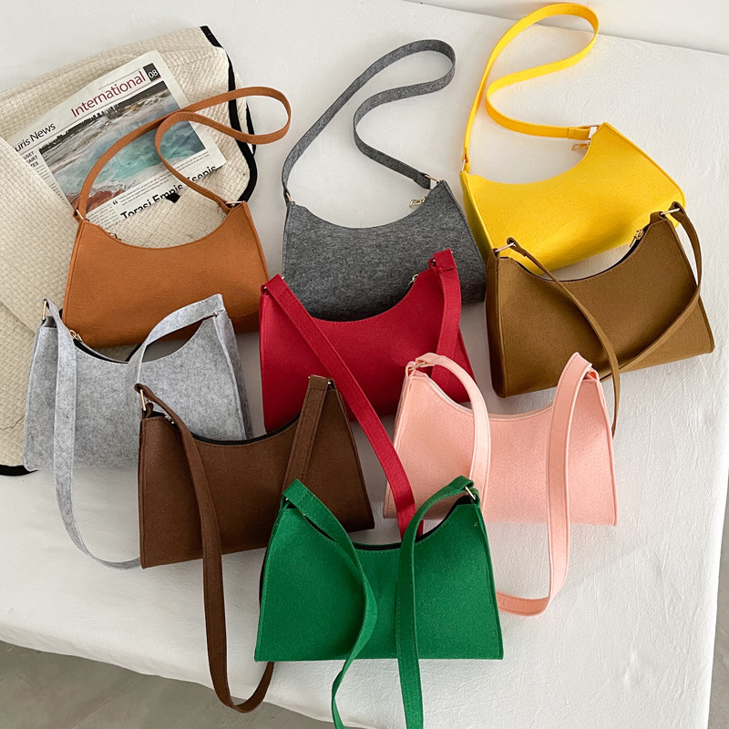 Contrast Color New Popular Simplicity Women's Bag 2022 Spring New Arrival Cloth Korean Style Fashionable Stylish Shoulder Portable Small Square Bag