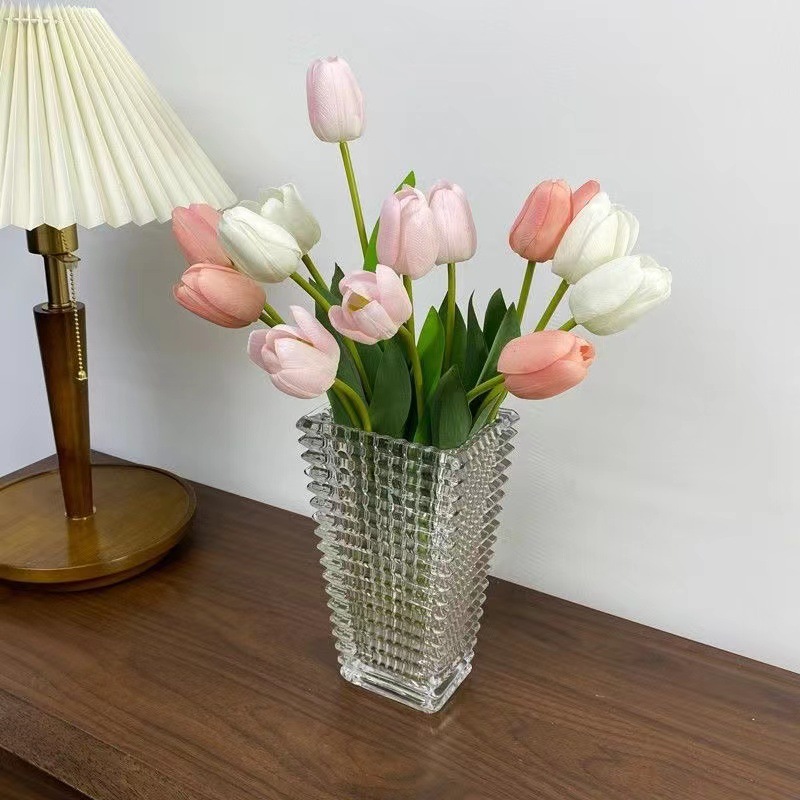 巴卡拉水晶玻璃花瓶璀璨家居餐厅装饰摆件鲜花水养插花器批发花瓶