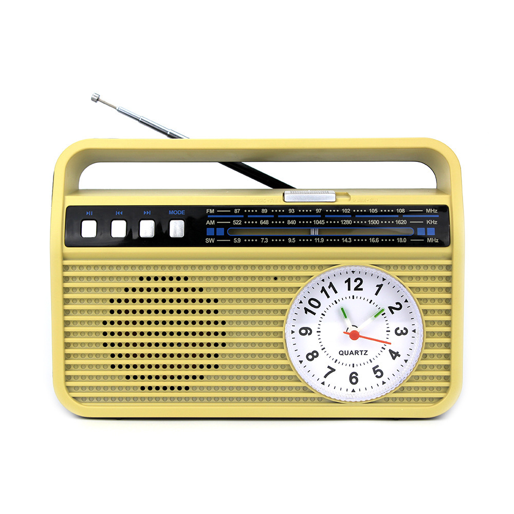 复古钟收音机