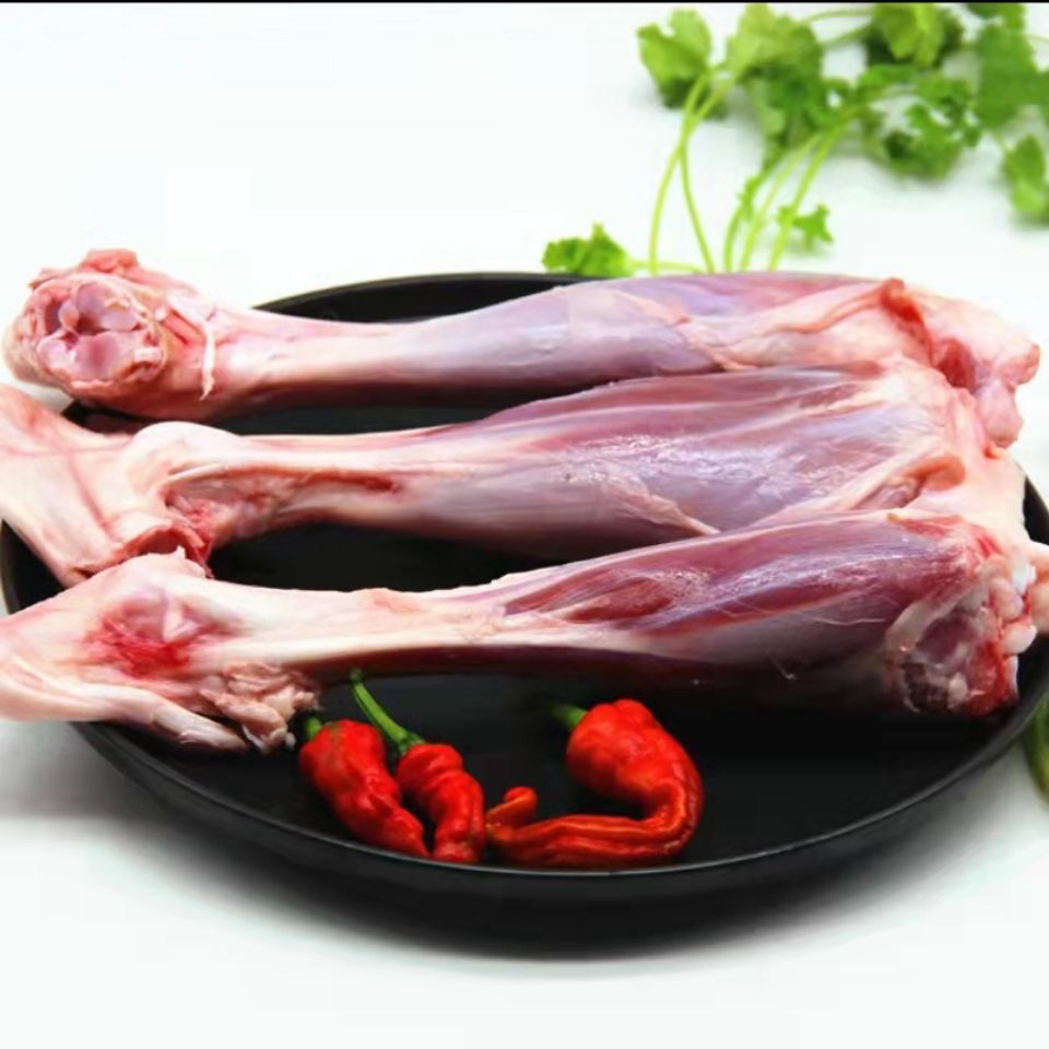 散养羔羊小腿内蒙羔羊羊后腿羊后棒肉多羊踺子腿肉带骨羊棒骨小腿
