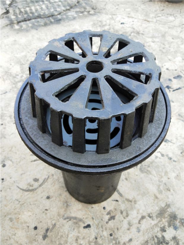 直排屋面雨水管口87铸铁斗雨水钢制斗落水虹吸式漏斗雨水喇叭口型