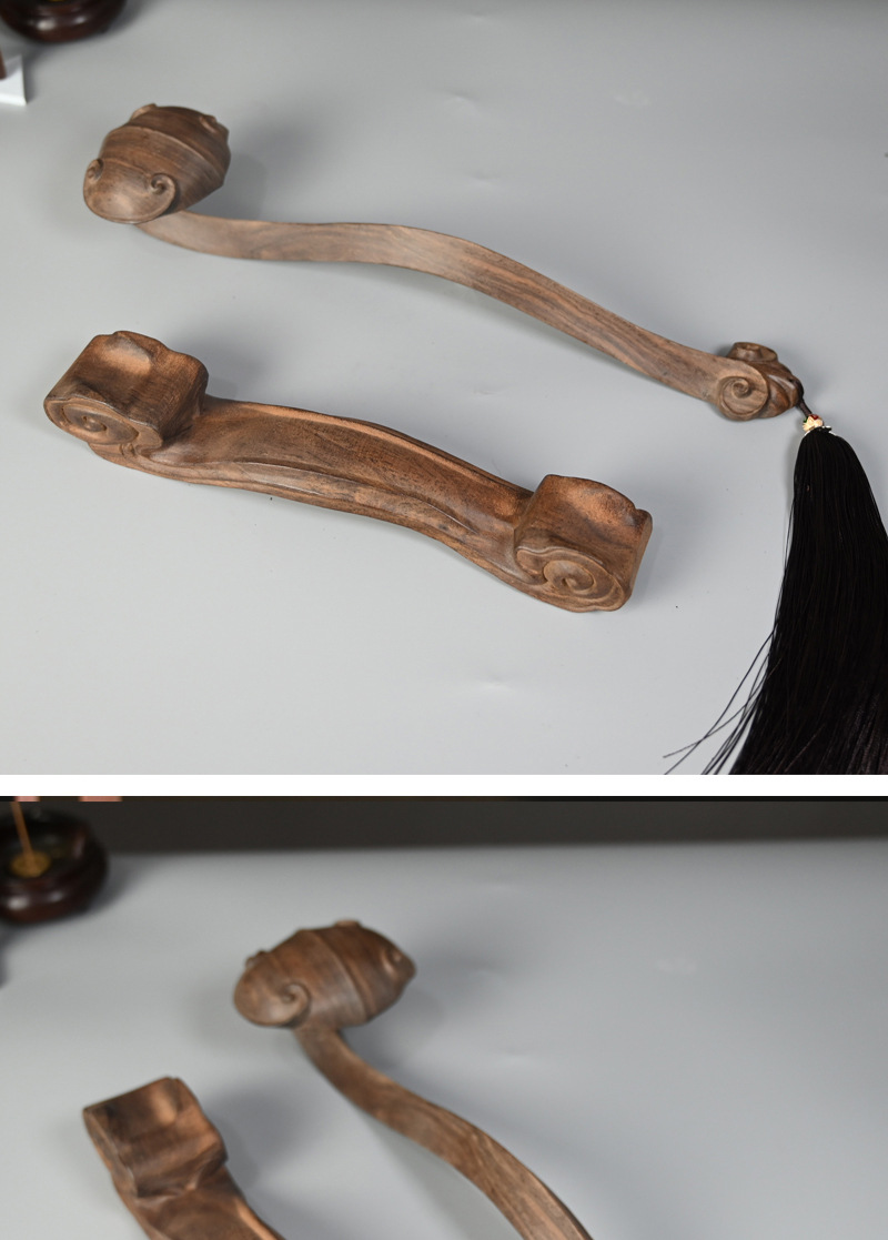 越南沉香木木雕如意摆件家居摆件开业乔迁送礼事事如意实木工艺品