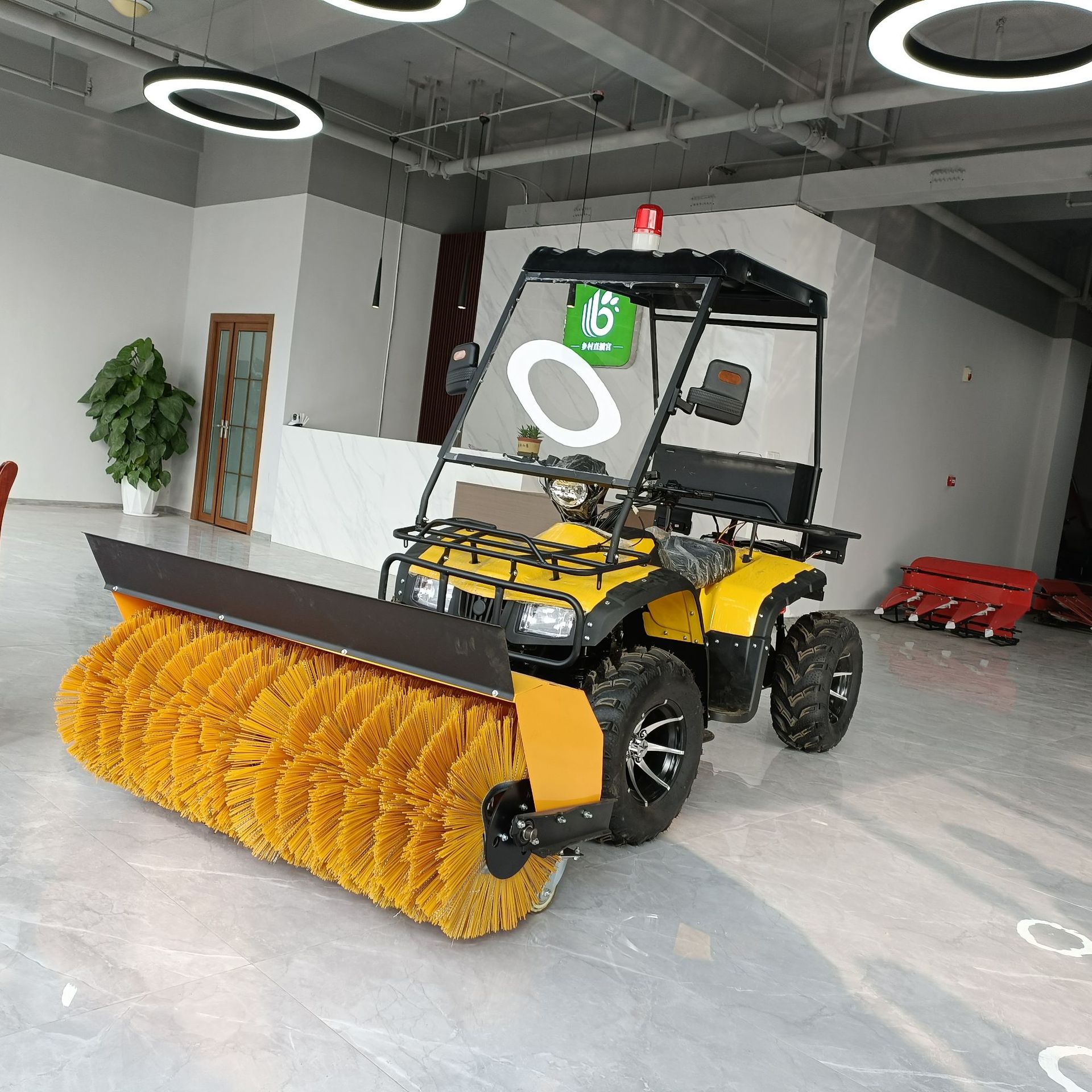 厂家生产小区物业学校用扫雪机 滚刷式清雪机 清雪机型号-报价