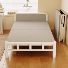 折叠床单人床家用简易床宿舍午休小床出租房单双人床加固硬板铁床