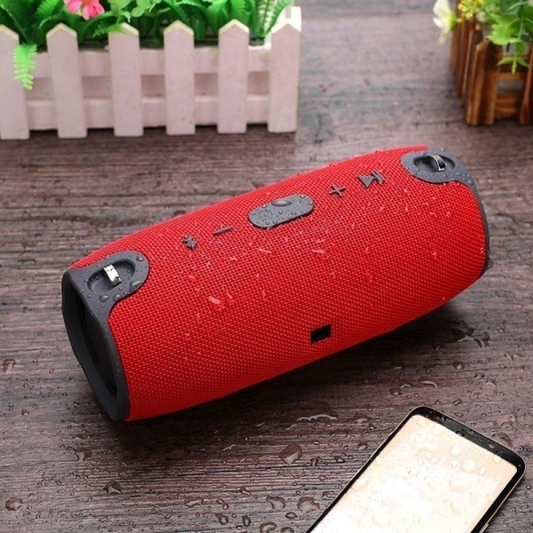 Mini Small War Drum Bluetooth 5.0 Speaker Outdoor Lock and Load Spray Extra Bass Couplet Portable Home God of War Audio