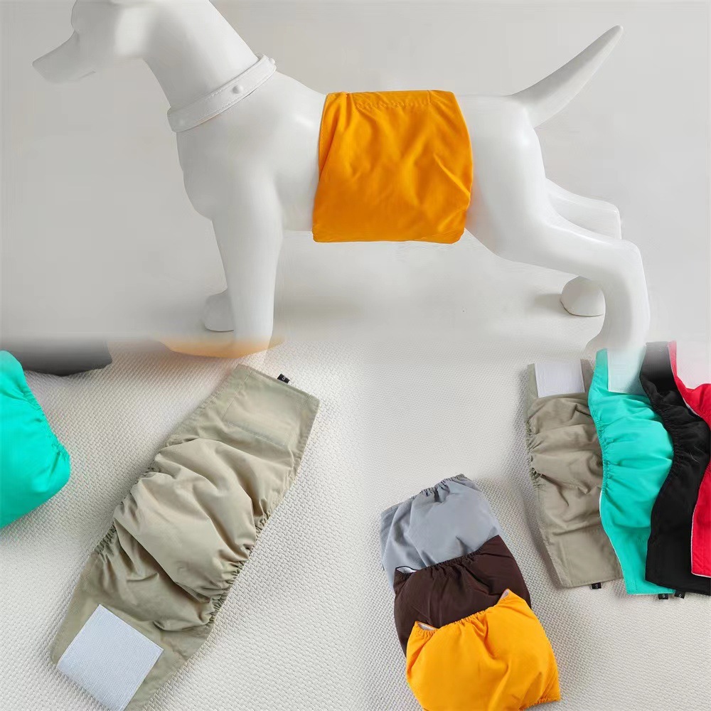 水洗宠物狗尿布生理裤吸收性可调节猫狗可重复使用宠物狗内裤短裤