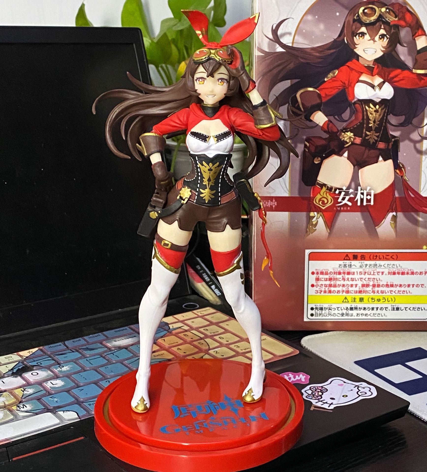 游戏 飞行冠军 安柏 kl 刻晴 手办 模型 玩具 摆件