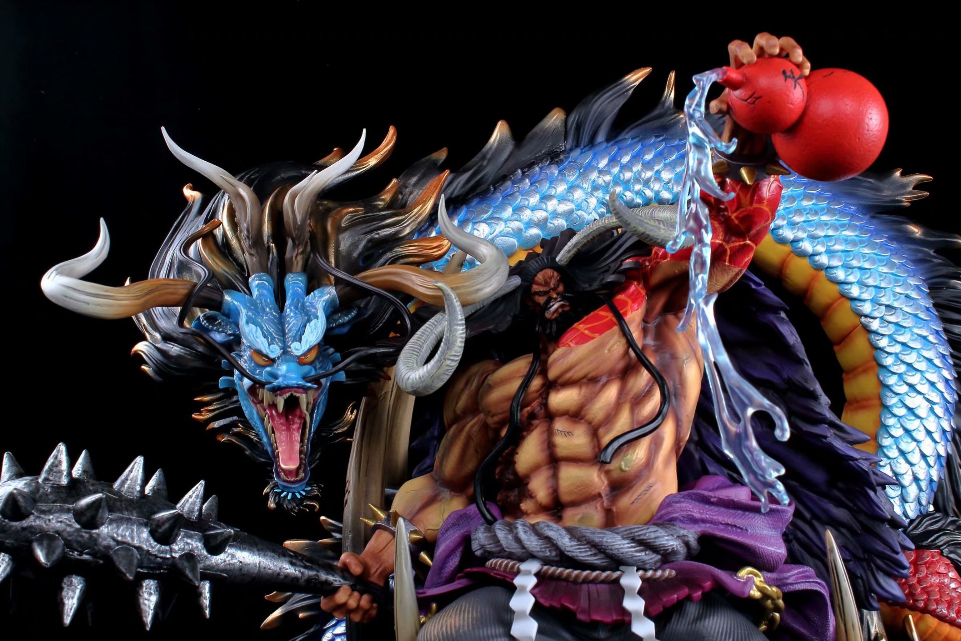 动漫周边 黑珍珠 四皇凯多 gk 共鸣 百兽团 凯多 模型手办