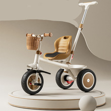 儿童脚踏溜娃手推三轮车1-2-3-5--6岁大号婴儿小孩宝宝自行车