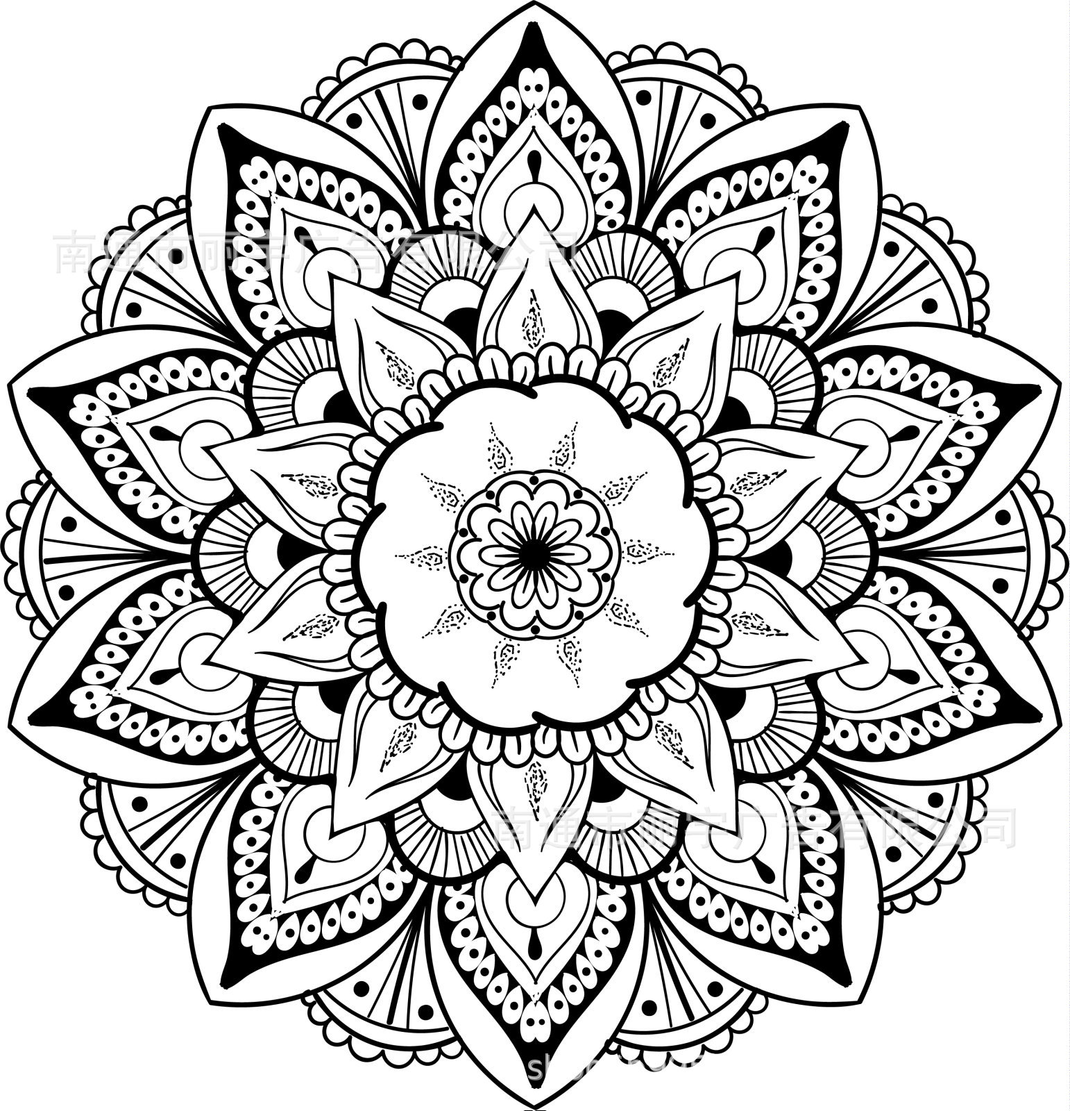 宗教莲花 图案自粘可移除pvc 墙贴 门贴 贴纸 家居装饰 外贸货源