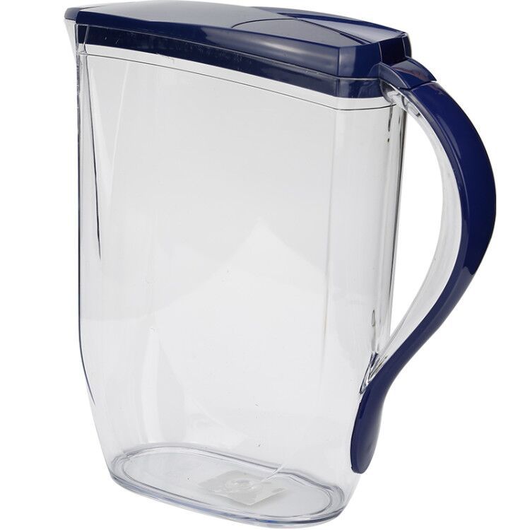 北欧简约塑料冷水壶家用大容量凉水壶透明果汁壶日式扎壶2l3l