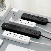 霸牛插座USB插排插线板接线拖线板插板带线家用多功能电源转换器