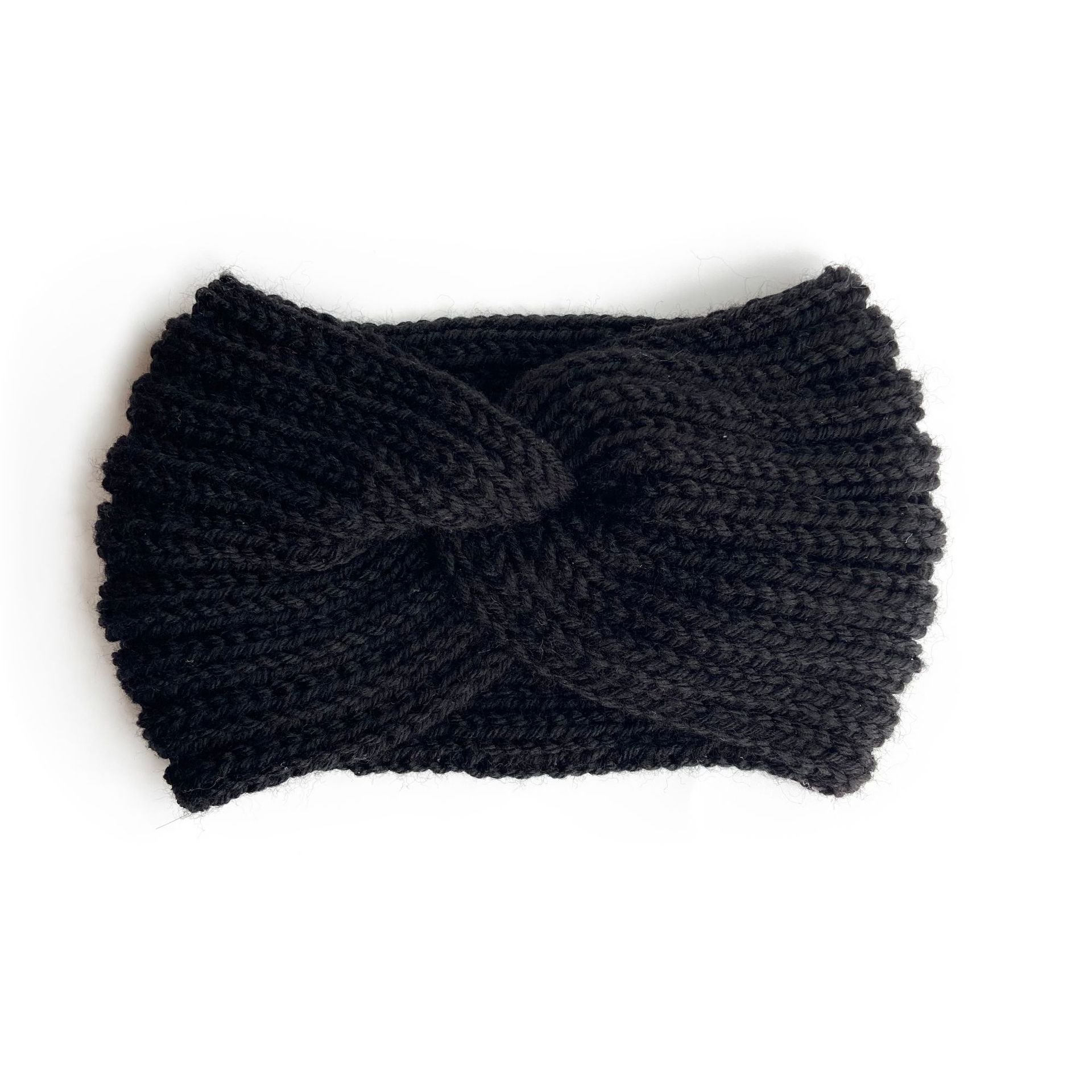 欧美针织交叉毛线发带护耳头套手工编织头带平板时尚保暖秋冬发饰