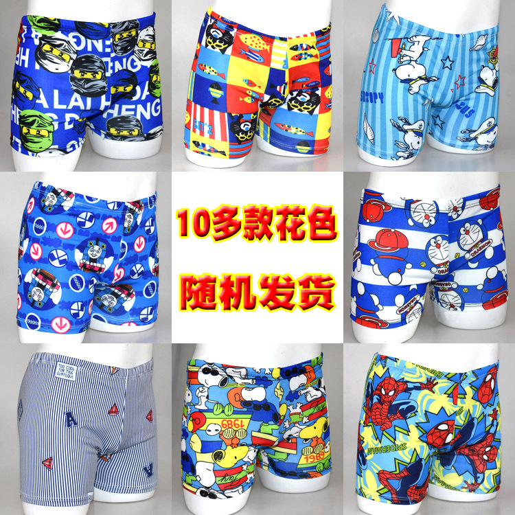 3-15 years old children‘s swimming trunks boy swimsuit cartoon boxer quick-drying kid baby swimsuit medium and big children fat boy