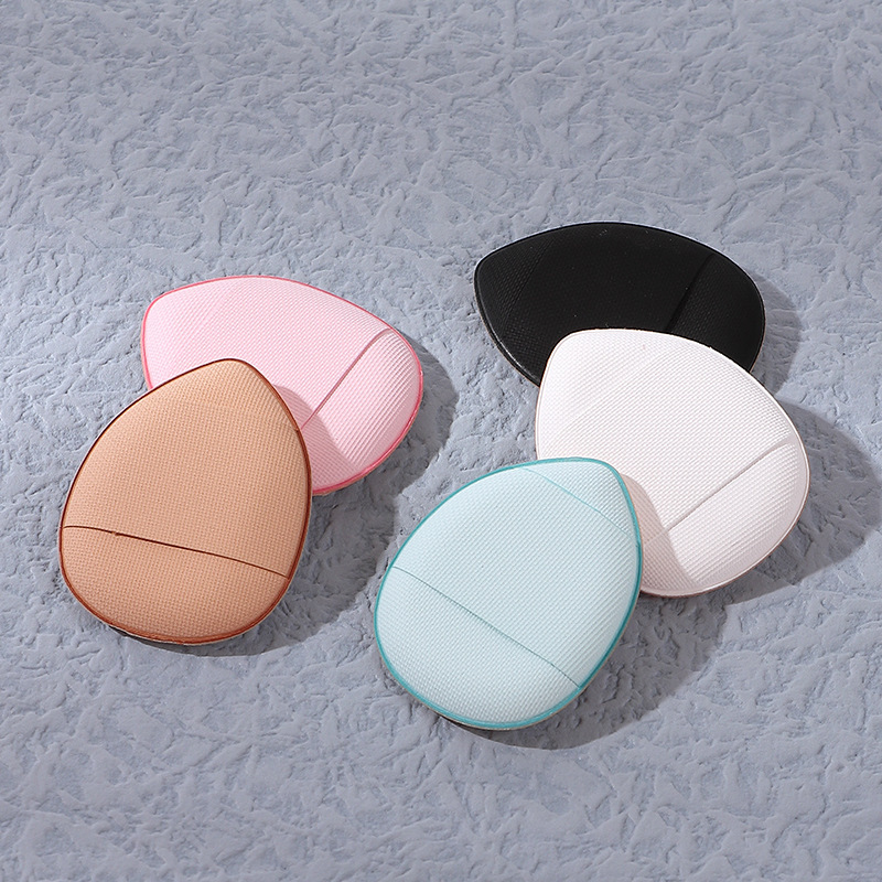 Korean Style Thumb Puff Mini Small Fingertip Powder Puff Cushion Mini Water Drop Cosmetic Egg Factory Wholesale