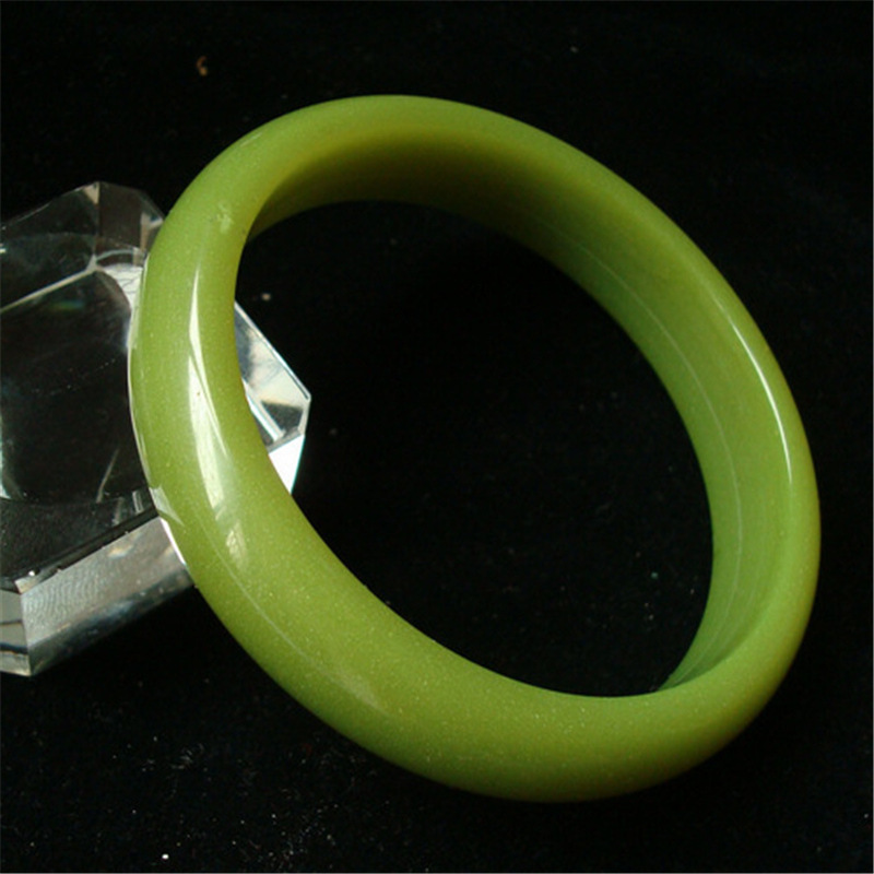 夜光手镯夜明珠夜光石原石发光石玉镯荧光石镯子首饰批发直播货源