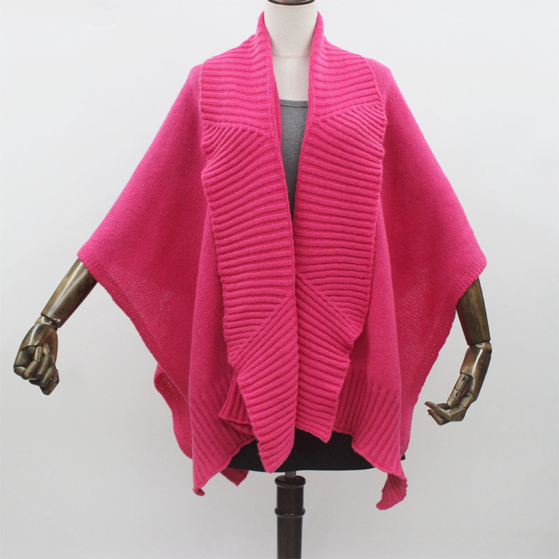 2024新款时尚女士披肩斗篷款外套百搭毛衣针织开衫外搭-阿里巴巴