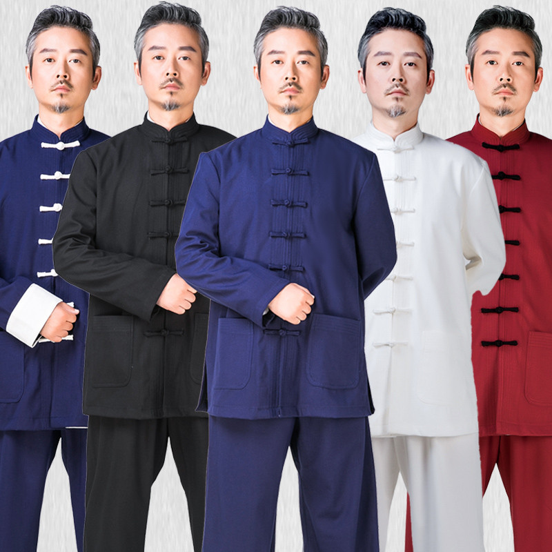 秋冬加厚太极服男加绒保暖风晨练练功武术表演服女太极拳服装