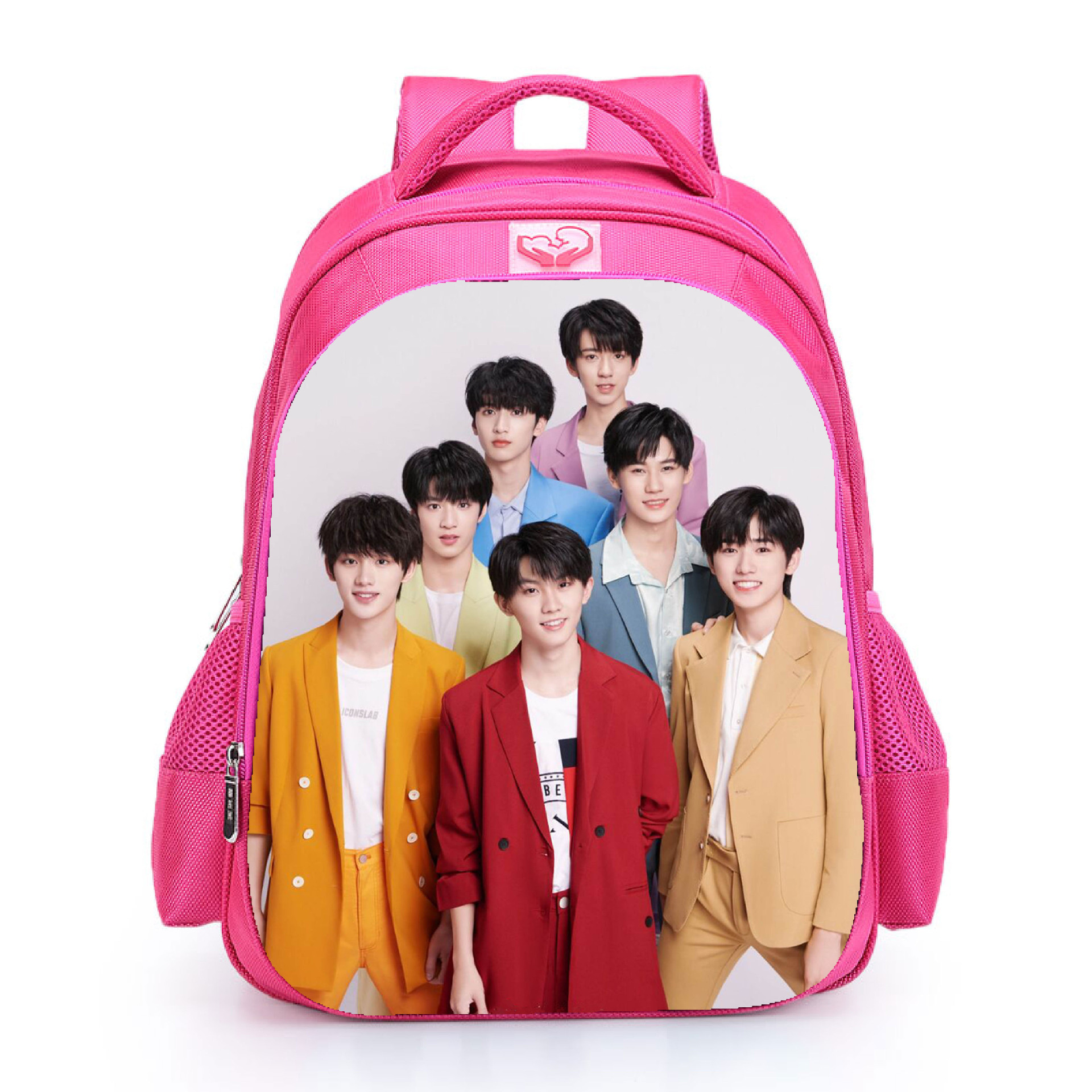 tnt时代少年团周边同款马嘉祺刘耀文应援帆布袋子斜挎背包diy定制