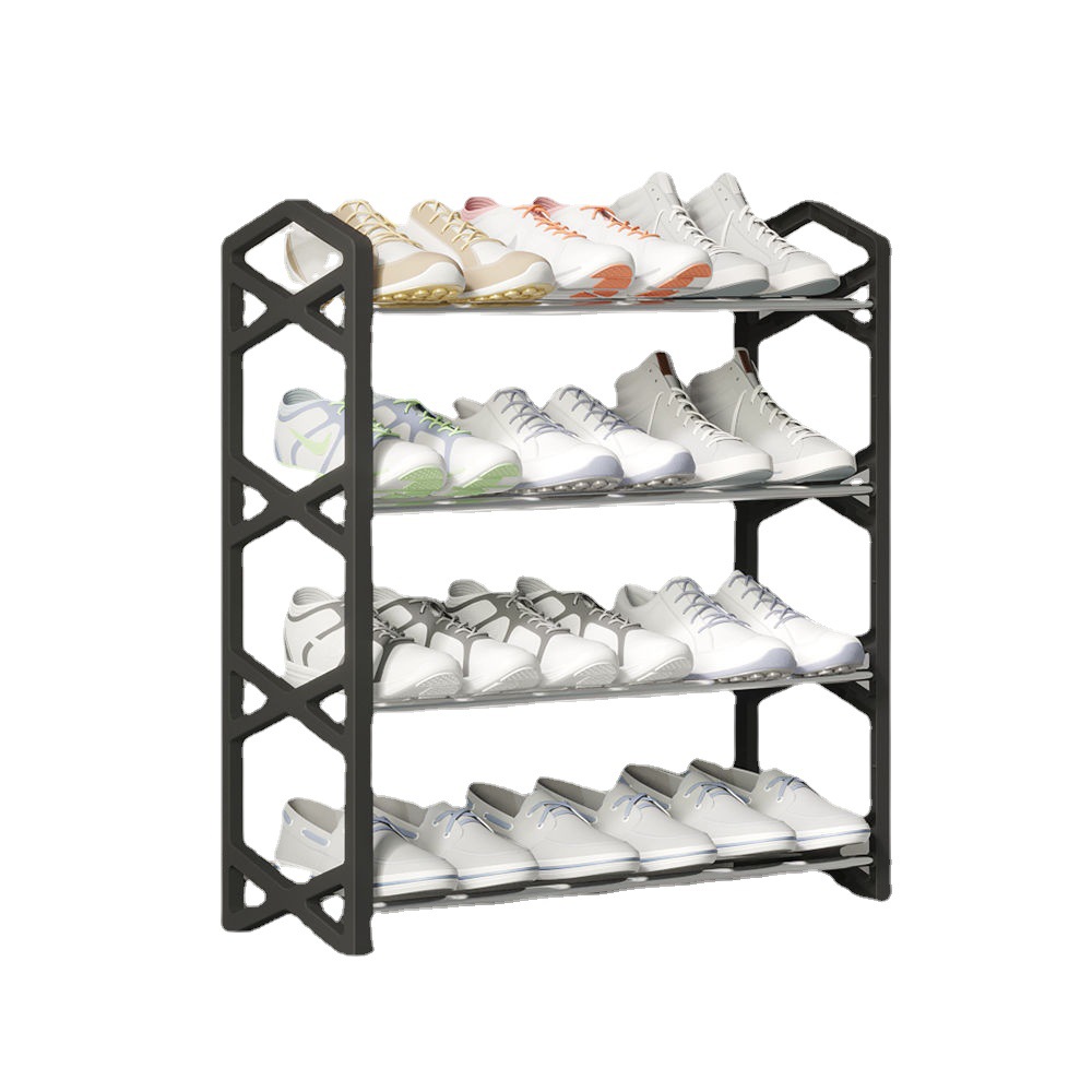 Shoe Rack Simple Multi-Layer Household Strong and Durable Door Dust-Proof Shoe Cabinet Dormitory Small Narrow Storage Artifact