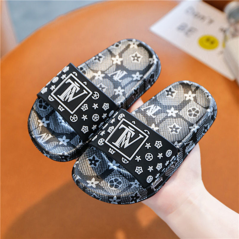 儿童拖鞋男夏时尚外穿亲子网红休闲凉拖鞋小孩男童女童海边一字拖