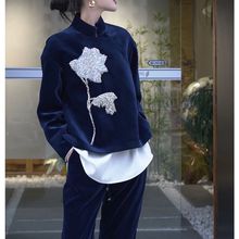 深圳南油新中式国风套装秋装搭配一整套冷淡系女装感两件套