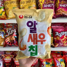韩国农心虾片68g白袋 咸口酥脆虾味儿童成人膨化零食