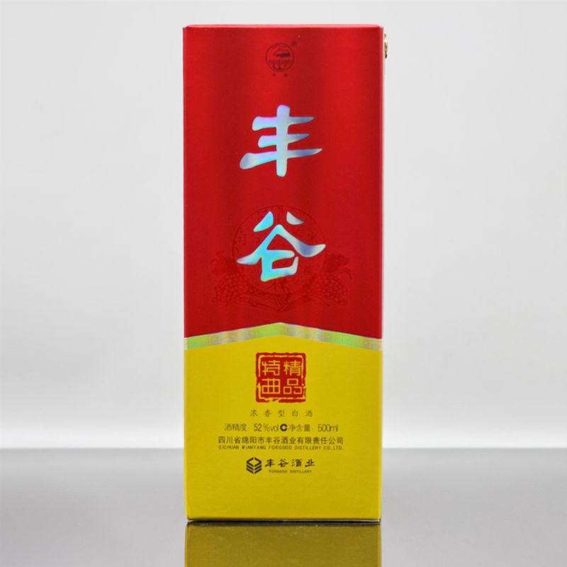 丰谷精品特曲浓香型52度500ml单瓶 商务婚宴纯酿粮食四川送礼白酒