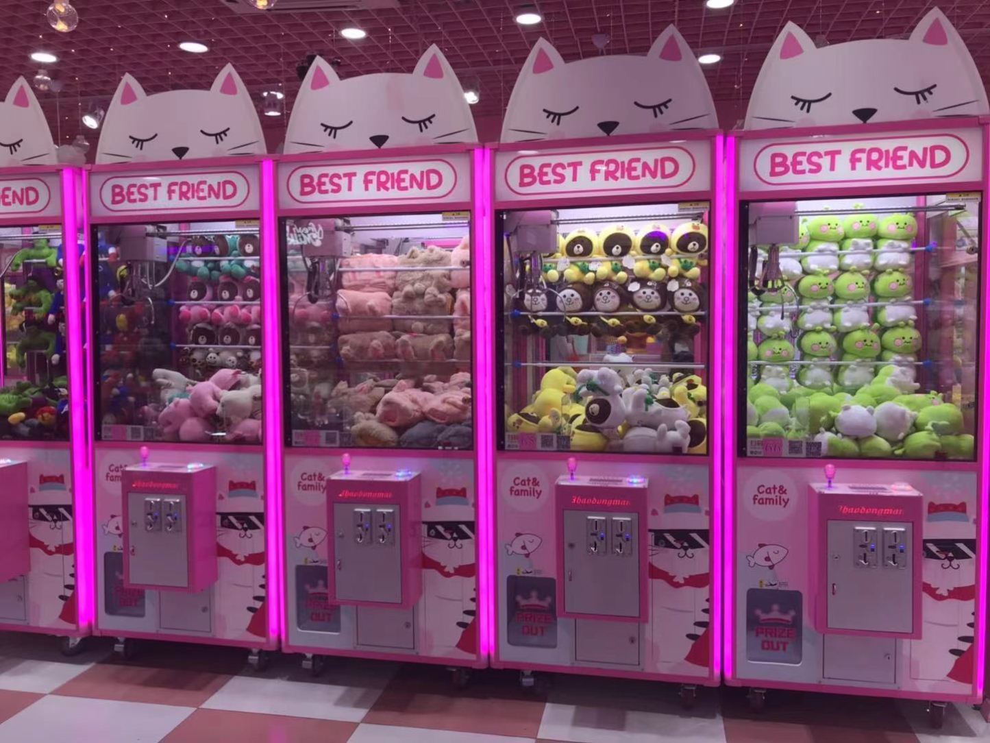 抓娃娃机小型商用夹公仔机器网红扭蛋机玩具男女孩通用迷你专用0621