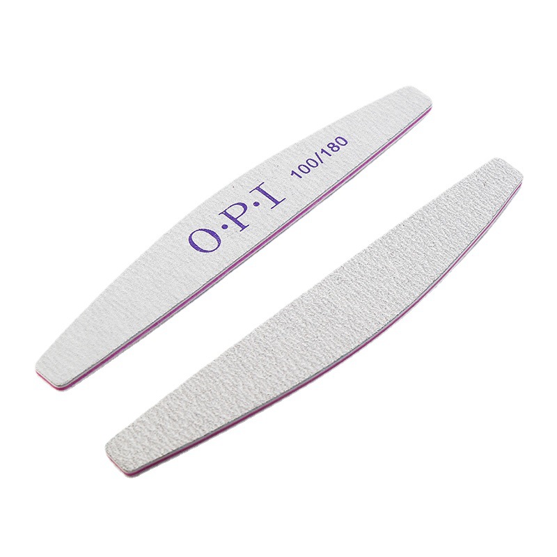 Manicure Implement Manufacturer Wood Board Sandpaper Nail File Double-Sided Nail Art File Strip Nail Polishing and Polishing Strip in Stock Wholesale