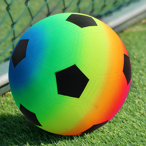 幼儿园儿童软式皮球足球玩具球小孩海绵水球拍拍球橡胶足球定制