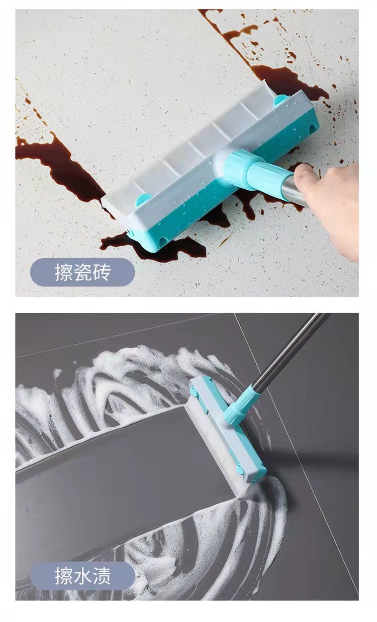 Double-Sided Wipe Glass Fabulous Tool Household Wiper Blade Toilet Scraper Cleaning Housekeeping Set Scraping Cleaning Tools