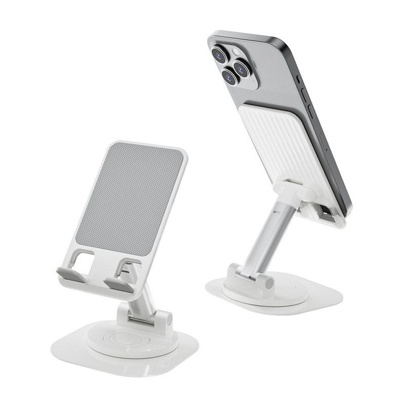 Popular Tablet Computer Stand Metal Rotating Desktop Phone Holder Multi-Function Lifting and Foldable Tiktok Lazy Bracket