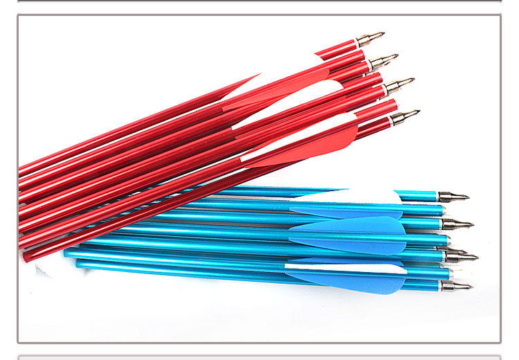 6mm复合弓反曲弓铝箭30英寸 现货批发跨境热销箭支