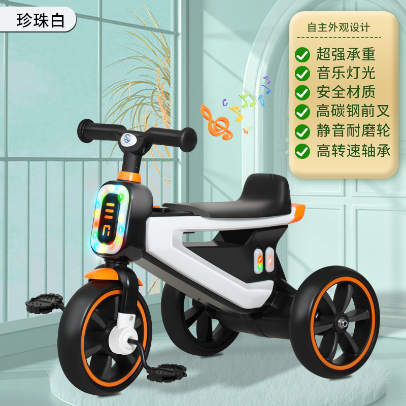 Children's Tricycle Bicycle Multifunctional Baby Balance Car Hand Push Three Wheels Luge Children's Scooter