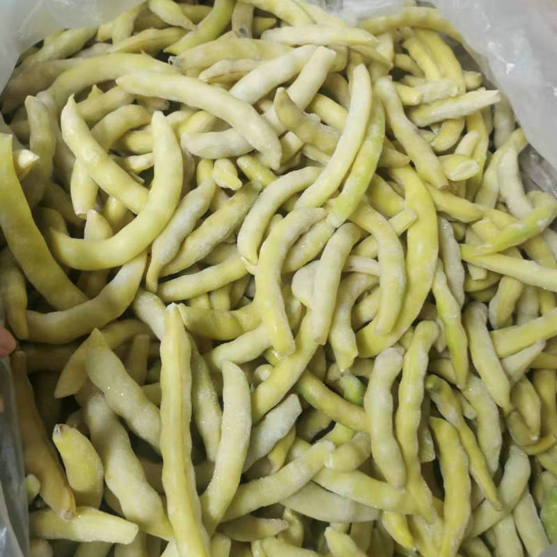 厂家供应速冻黄金勾豆角冷冻豆角速冻黄金勾速冻食品黄金钩豆角