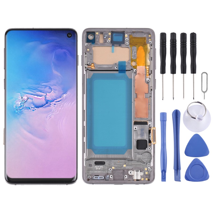 适用于三星 for Galaxy S10 SM-G973 TFT液晶触摸总成带框