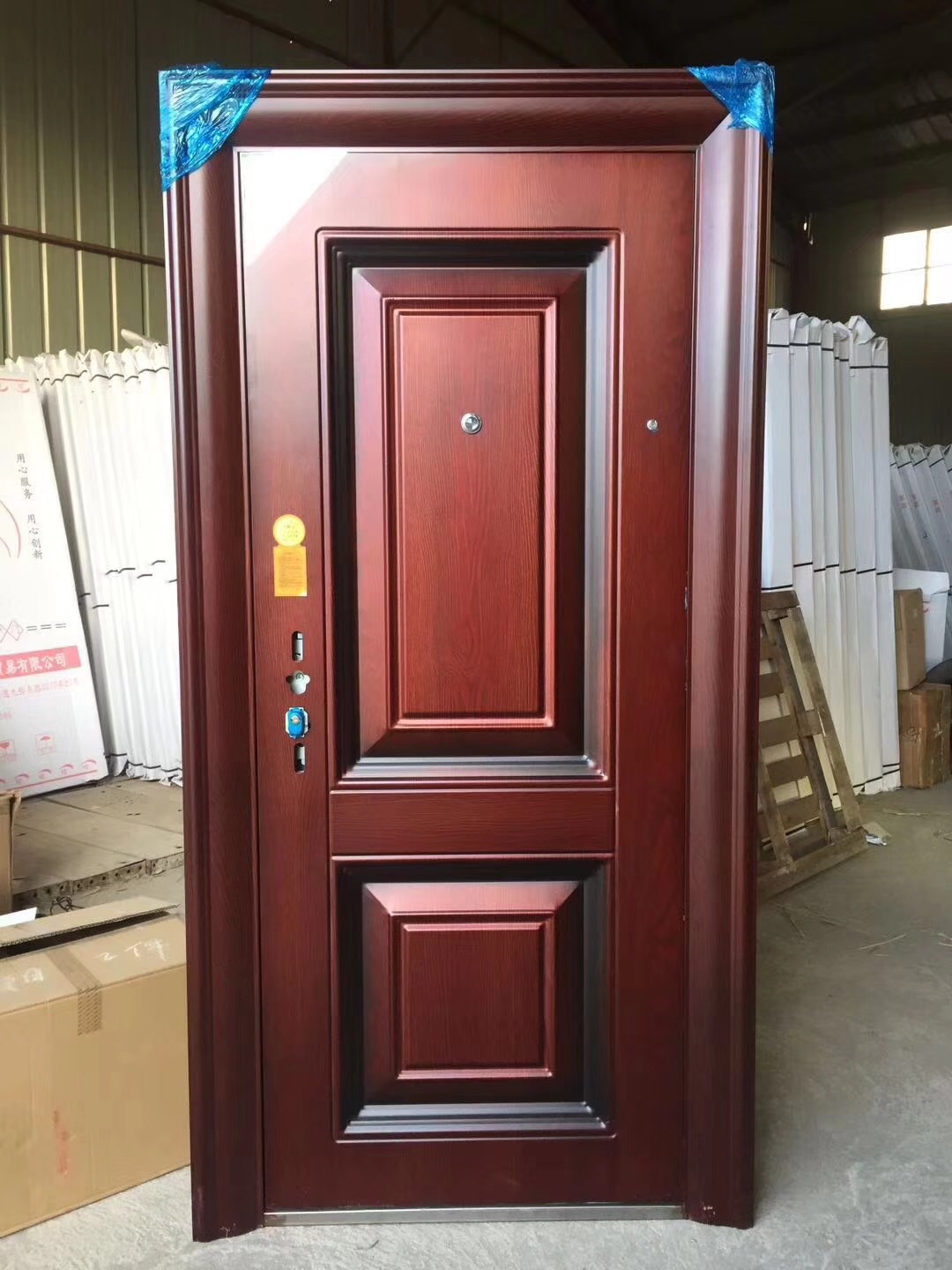 防盗门家用 入户门 农村别墅大门 模压门板 钢质门 平开门