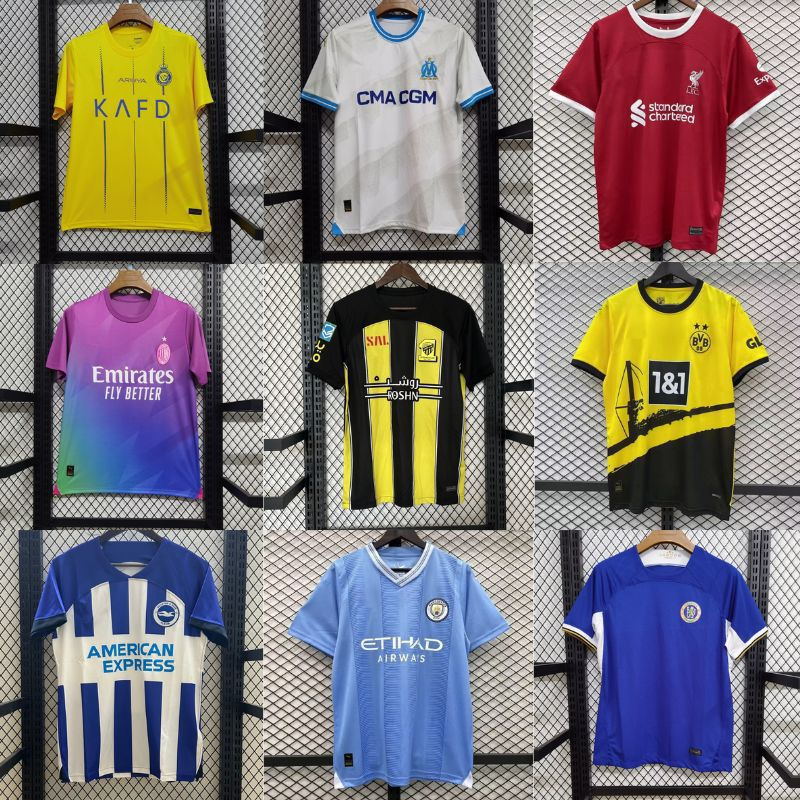 2324赛季泰版球衣切尔西ac利雅得尤文新月吉达联合曼城泰版上衣